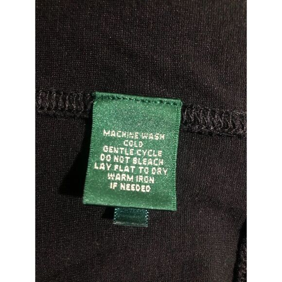 Ralph Lauren Jacket Women’s Black XS Biker Moto Style Zippered Pockets - Picture 6 of 8